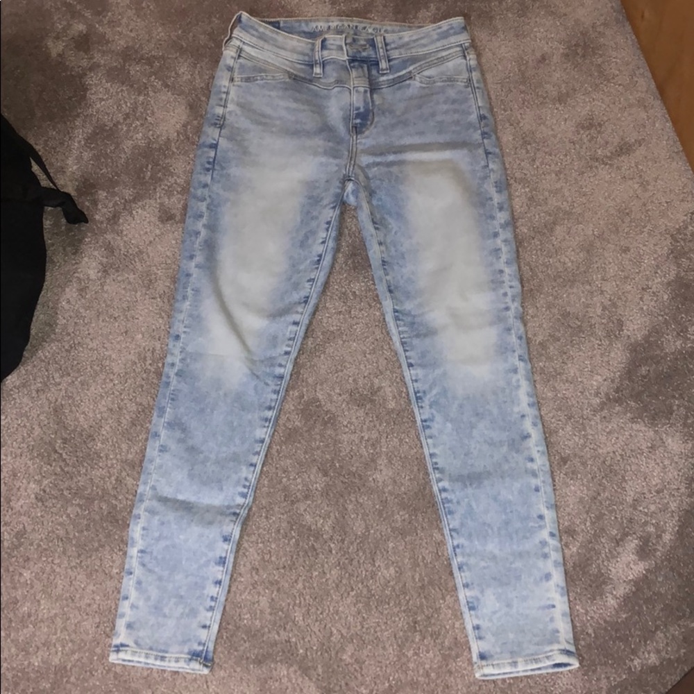 🔥AEO Super Stretch Hi-Rise Jeggings